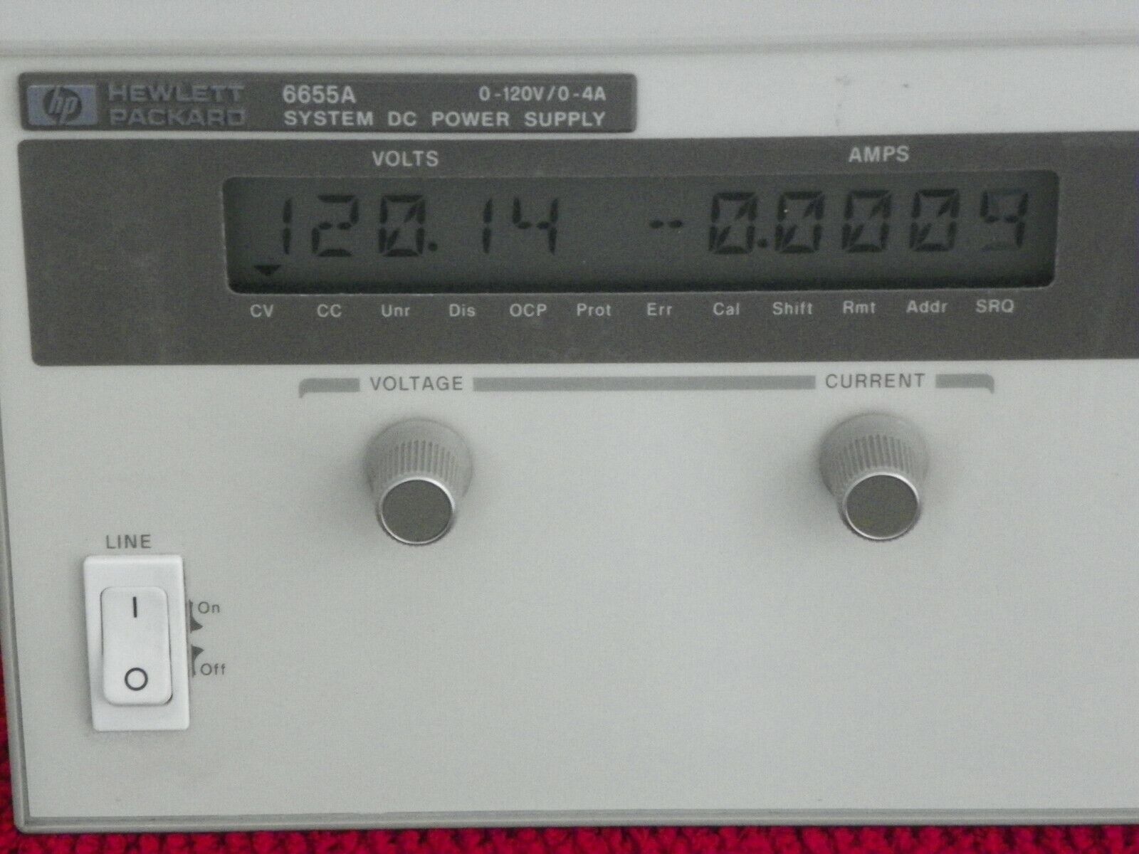 HP 6655A SYSTEM DC POWER SUPPLY 0-120V / 0-4A (7 in stock) HP 6655A SYSTEM DC POWER SUPPLY 0-120V / 0-4A (7 in stock)